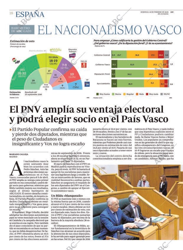ABC MADRID 16-02-2020 página 18