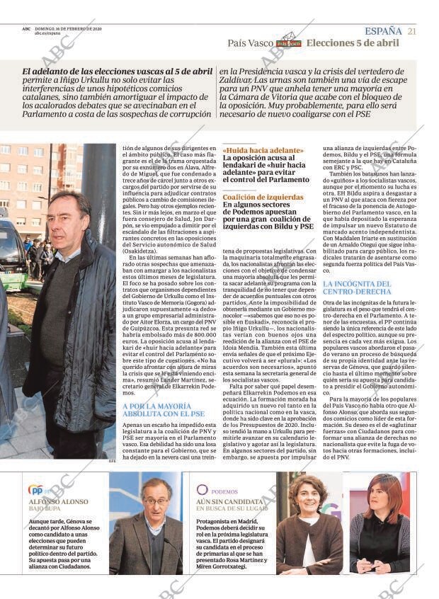 ABC MADRID 16-02-2020 página 21