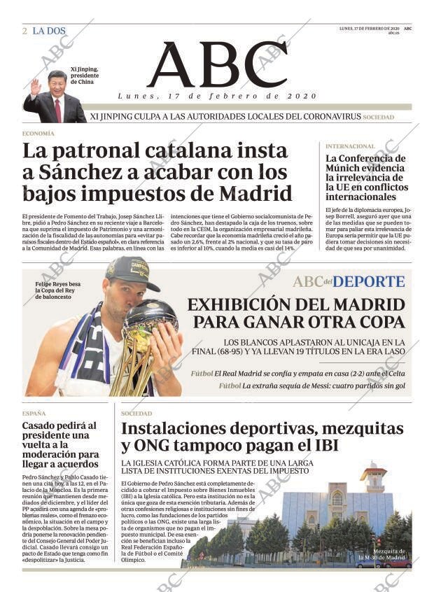 ABC MADRID 17-02-2020 página 2