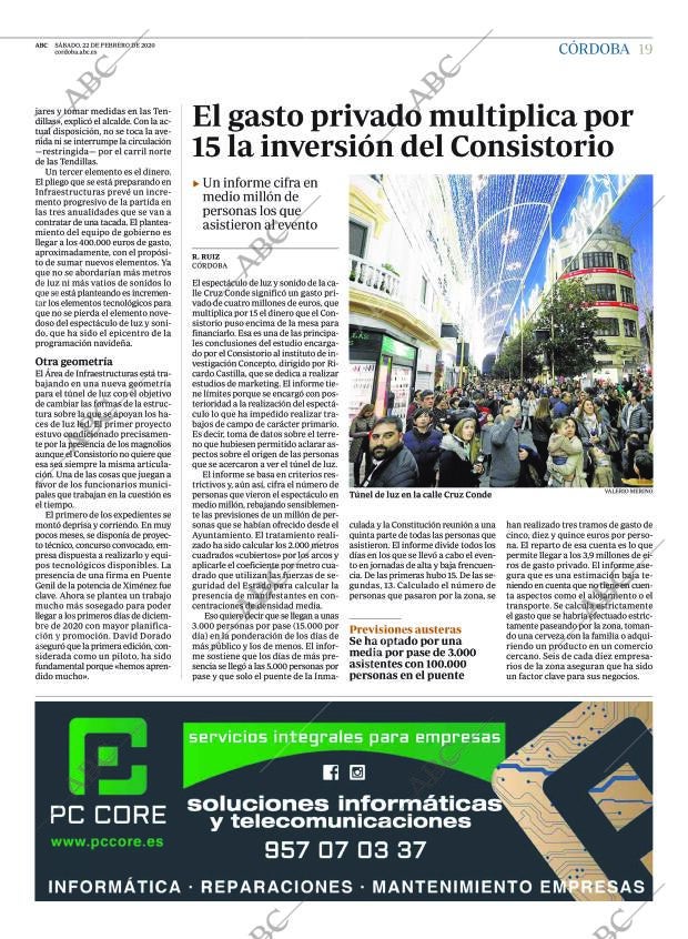 ABC CORDOBA 22-02-2020 página 19