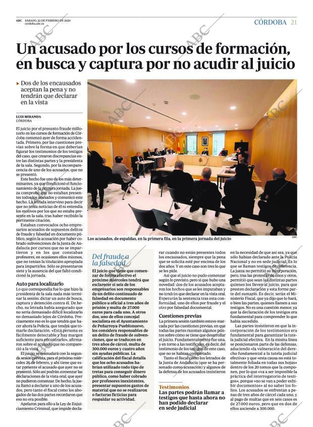 ABC CORDOBA 22-02-2020 página 21