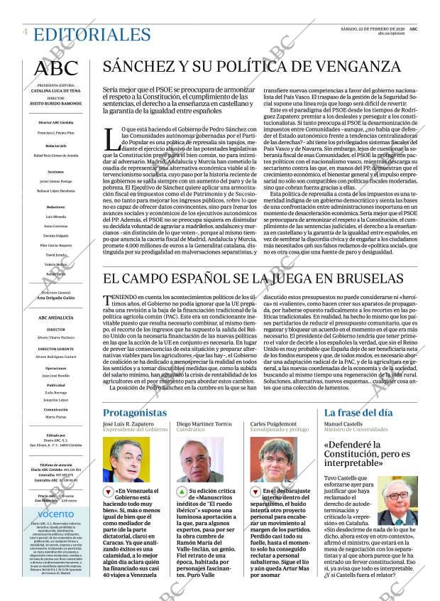ABC CORDOBA 22-02-2020 página 4
