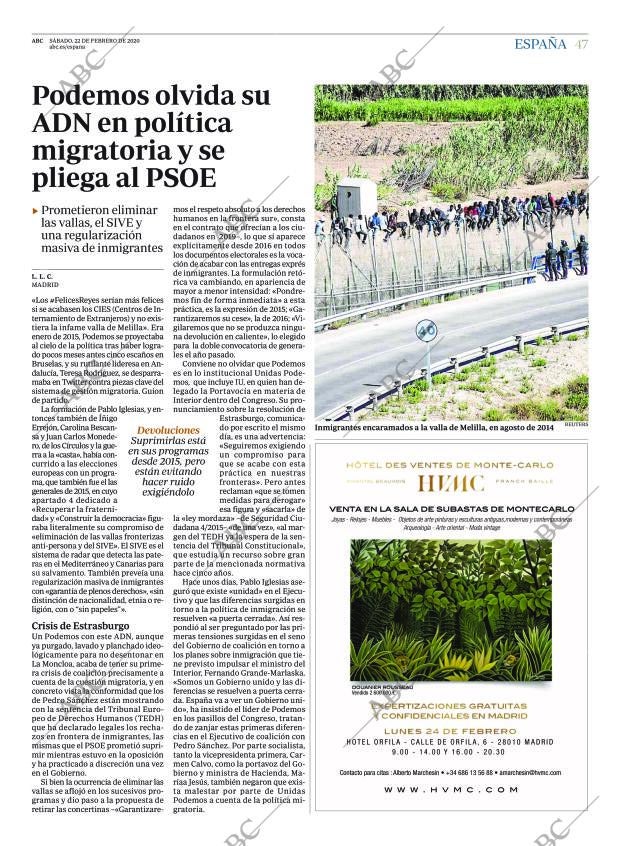 ABC CORDOBA 22-02-2020 página 47