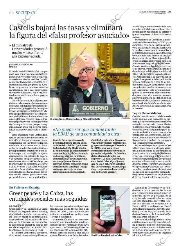 ABC CORDOBA 22-02-2020 página 62