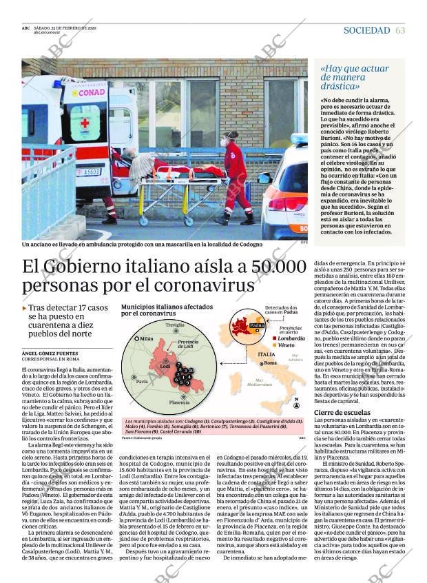ABC CORDOBA 22-02-2020 página 63
