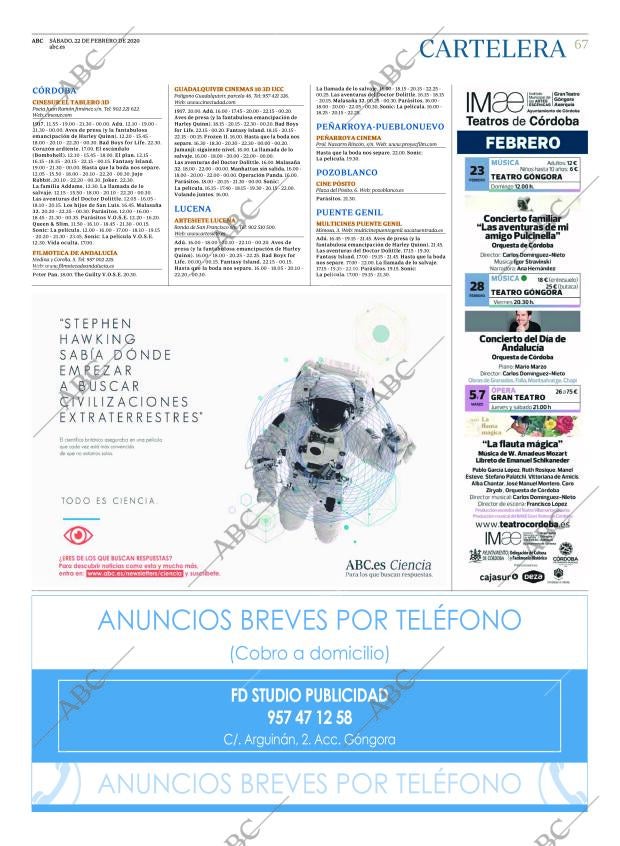 ABC CORDOBA 22-02-2020 página 67