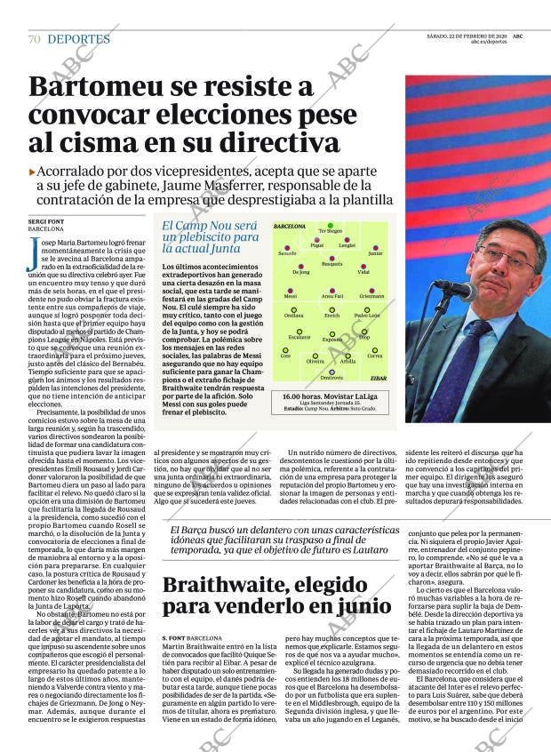 ABC CORDOBA 22-02-2020 página 70