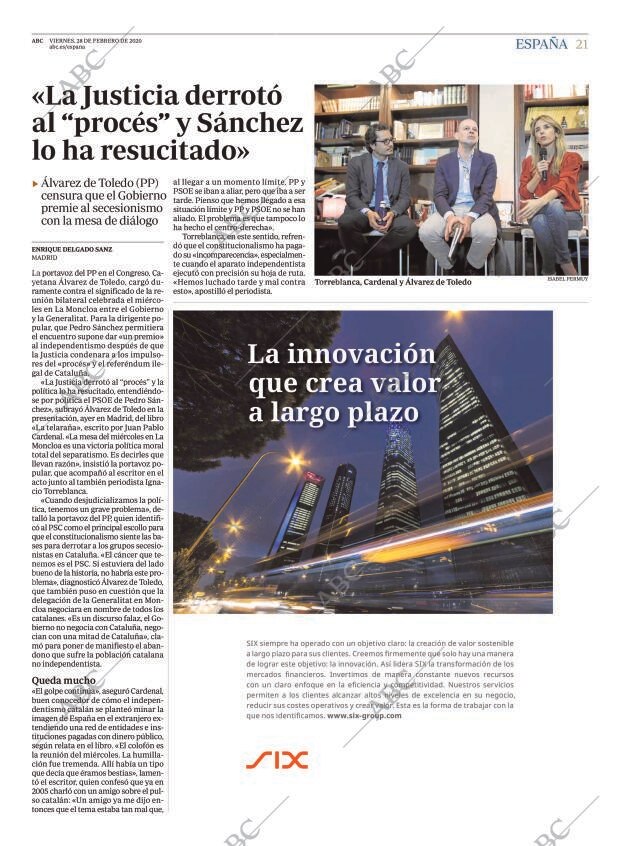 ABC MADRID 28-02-2020 página 21