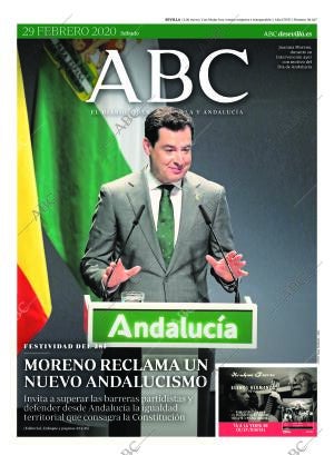 ABC SEVILLA 29-02-2020 página 1