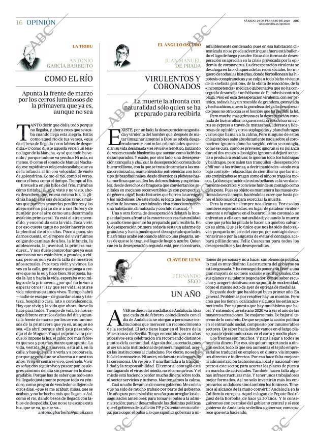 ABC SEVILLA 29-02-2020 página 16
