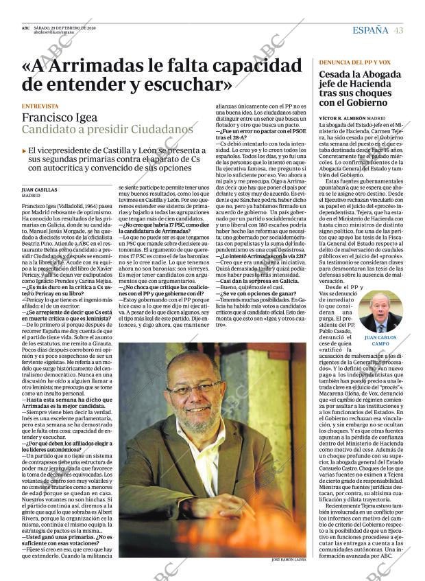 ABC SEVILLA 29-02-2020 página 43