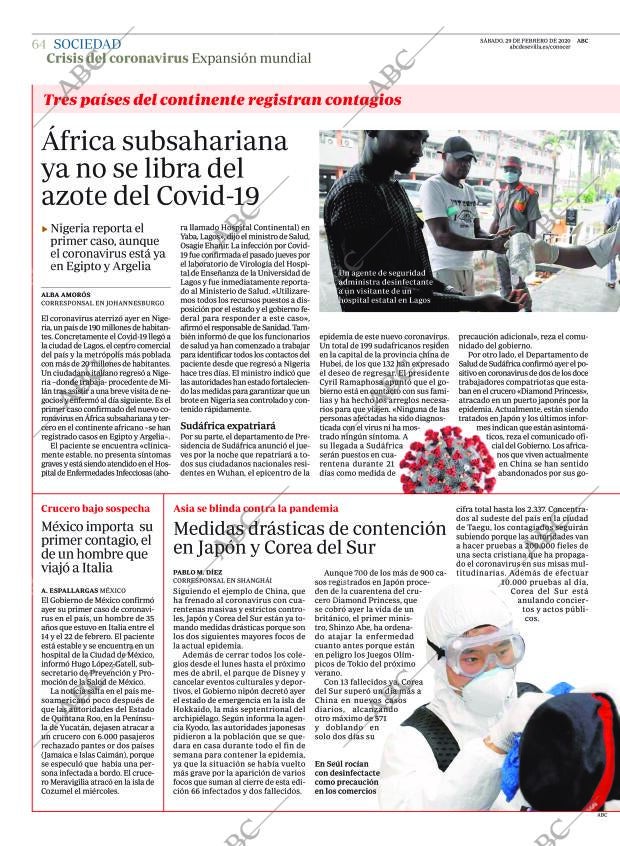 ABC SEVILLA 29-02-2020 página 64