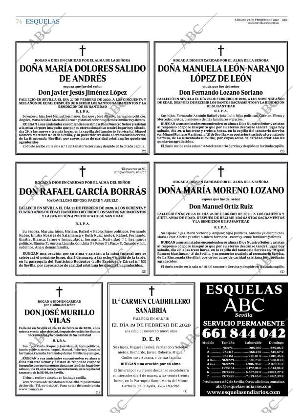 ABC SEVILLA 29-02-2020 página 74