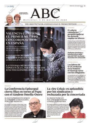 ABC MADRID 04-03-2020 página 2