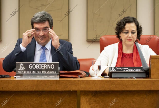 Comparecencia del ministro de Inclusión, Seguridad Social y Migraciones, José...