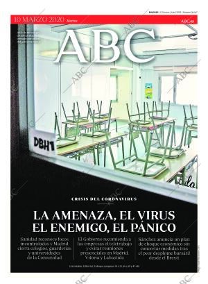 ABC MADRID 10-03-2020 página 1