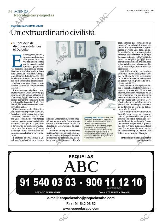 ABC MADRID 10-03-2020 página 54