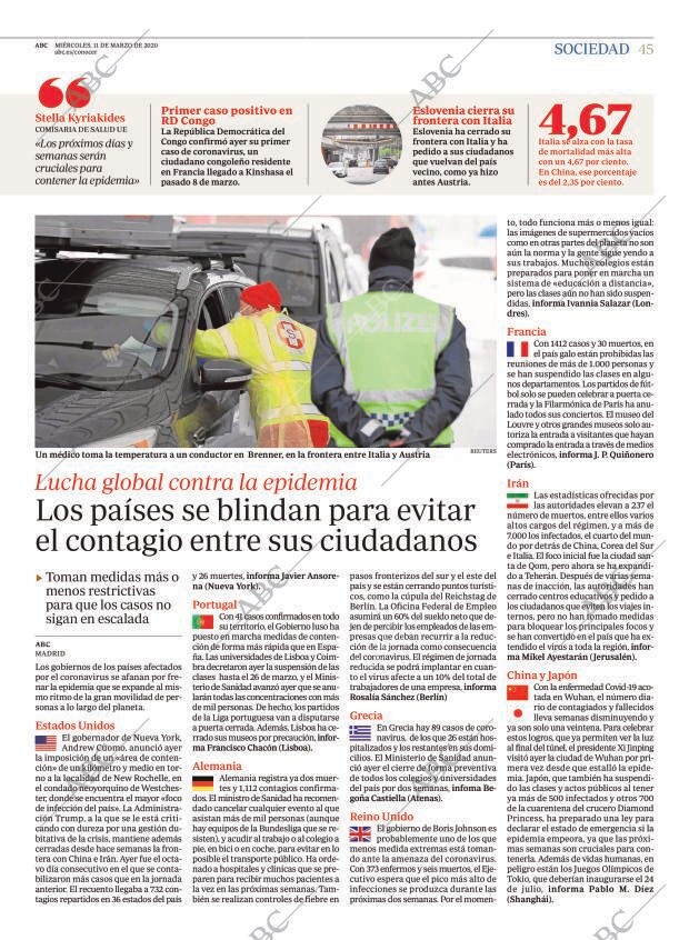 ABC MADRID 11-03-2020 página 45