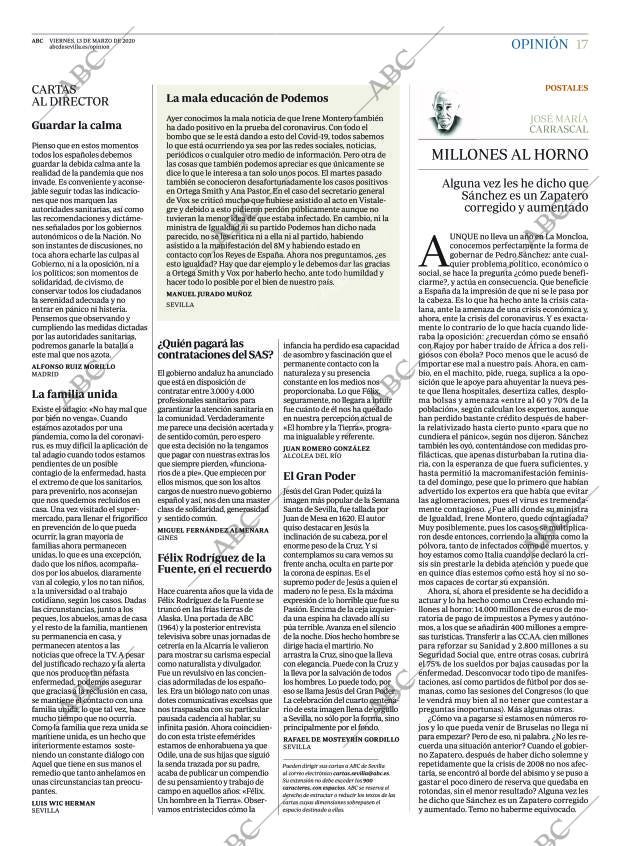 ABC SEVILLA 13-03-2020 página 17