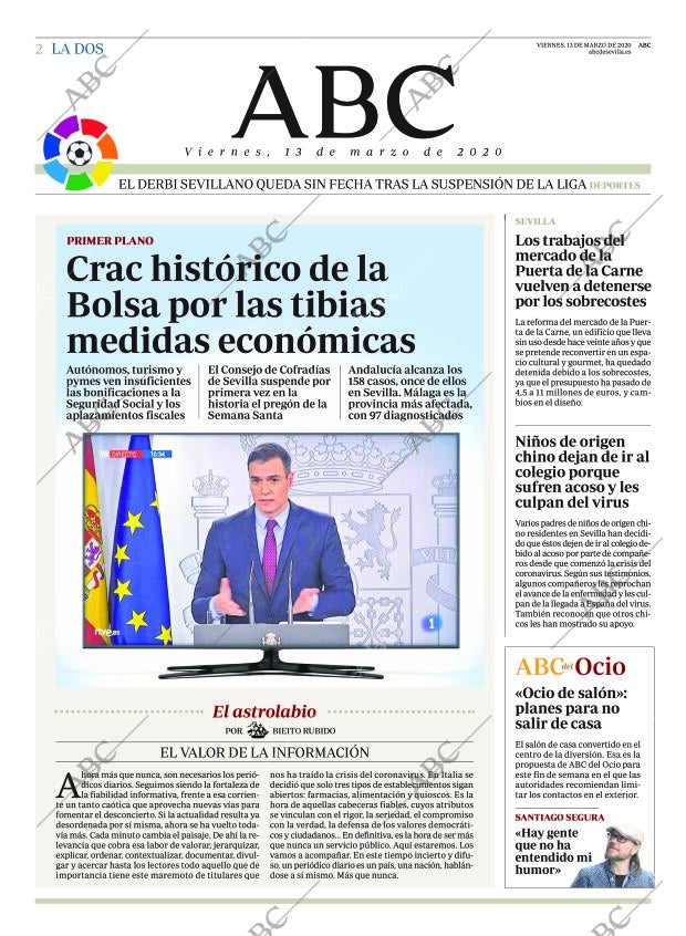ABC SEVILLA 13-03-2020 página 2