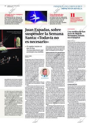 ABC SEVILLA 13-03-2020 página 23
