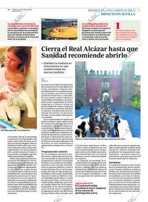 ABC SEVILLA 13-03-2020 página 25