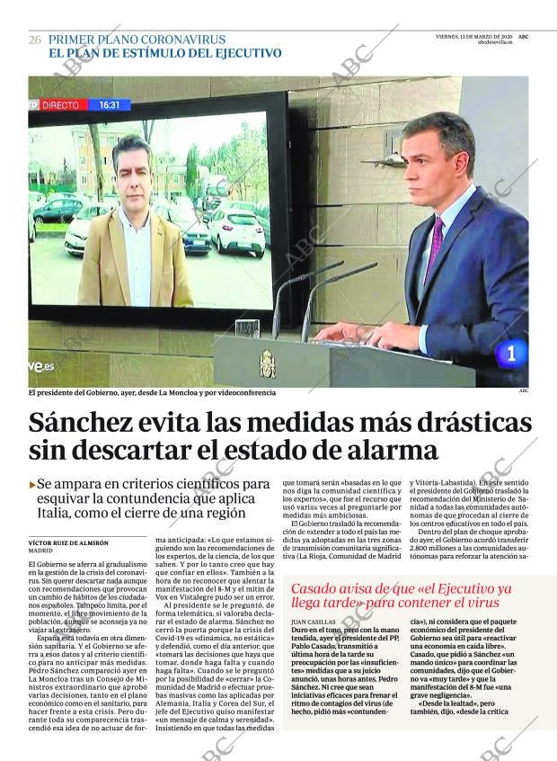 ABC SEVILLA 13-03-2020 página 26