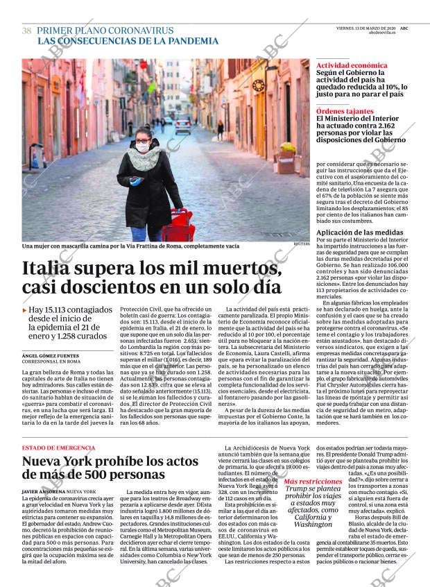 ABC SEVILLA 13-03-2020 página 38