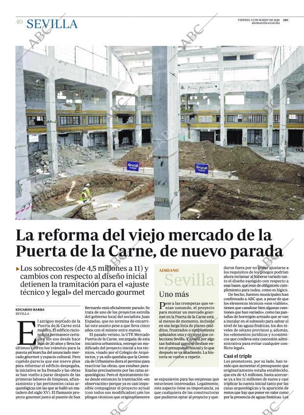 ABC SEVILLA 13-03-2020 página 40