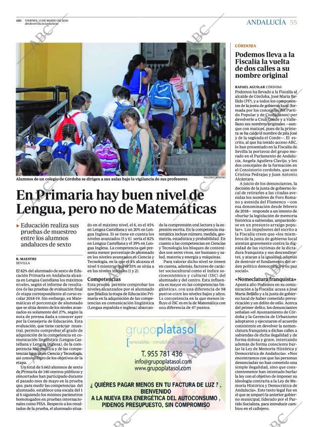 ABC SEVILLA 13-03-2020 página 55