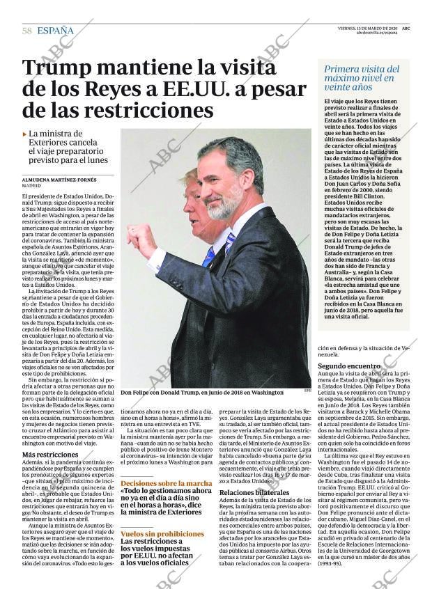 ABC SEVILLA 13-03-2020 página 58