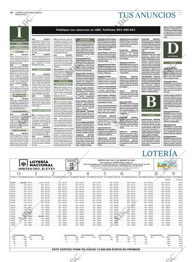 ABC SEVILLA 13-03-2020 página 77