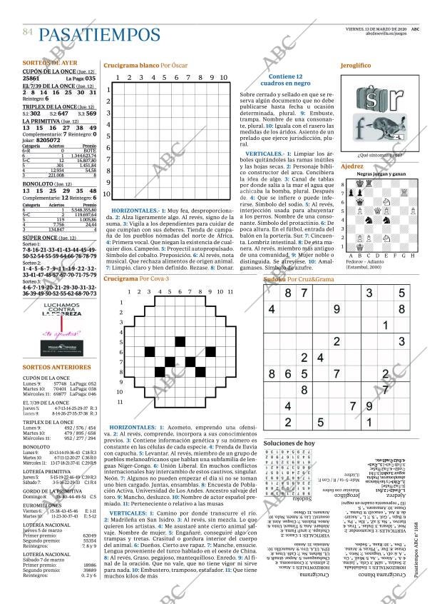 ABC SEVILLA 13-03-2020 página 84