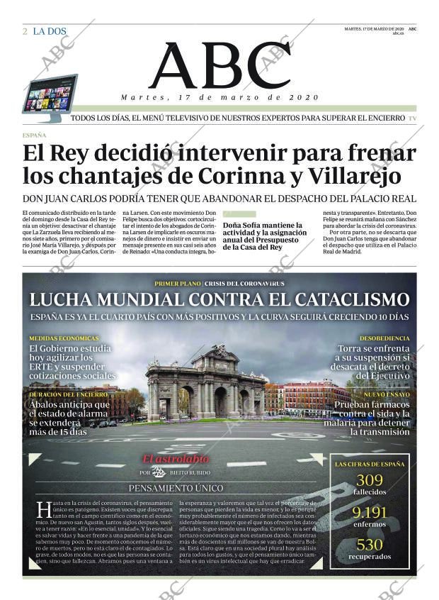 ABC MADRID 17-03-2020 página 2