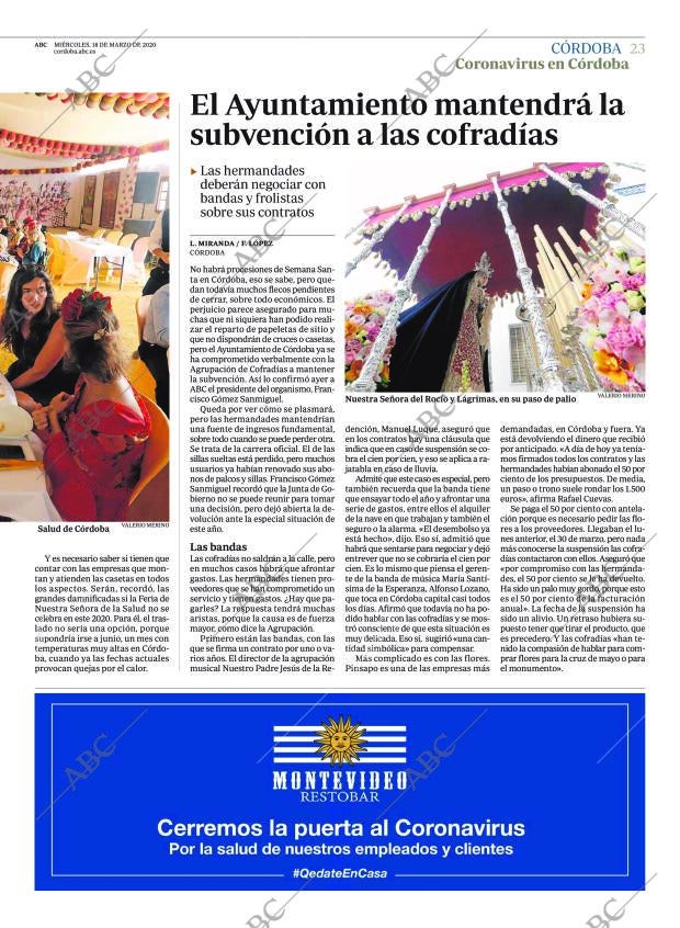 ABC CORDOBA 18-03-2020 página 23