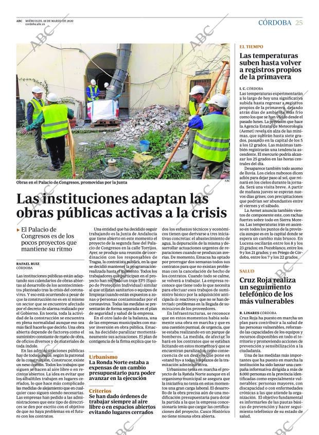 ABC CORDOBA 18-03-2020 página 25