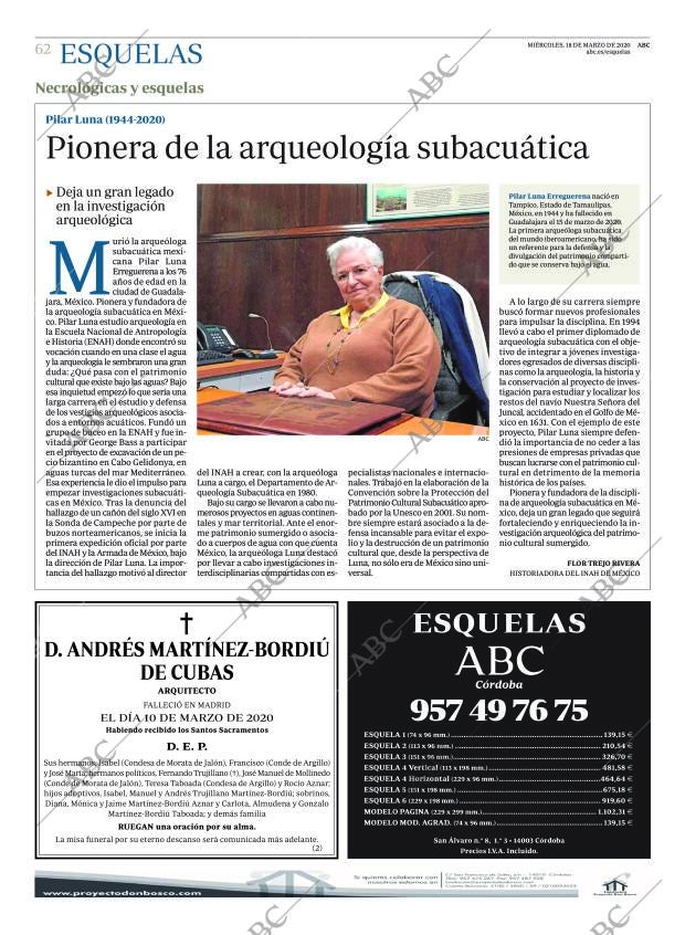 ABC CORDOBA 18-03-2020 página 62