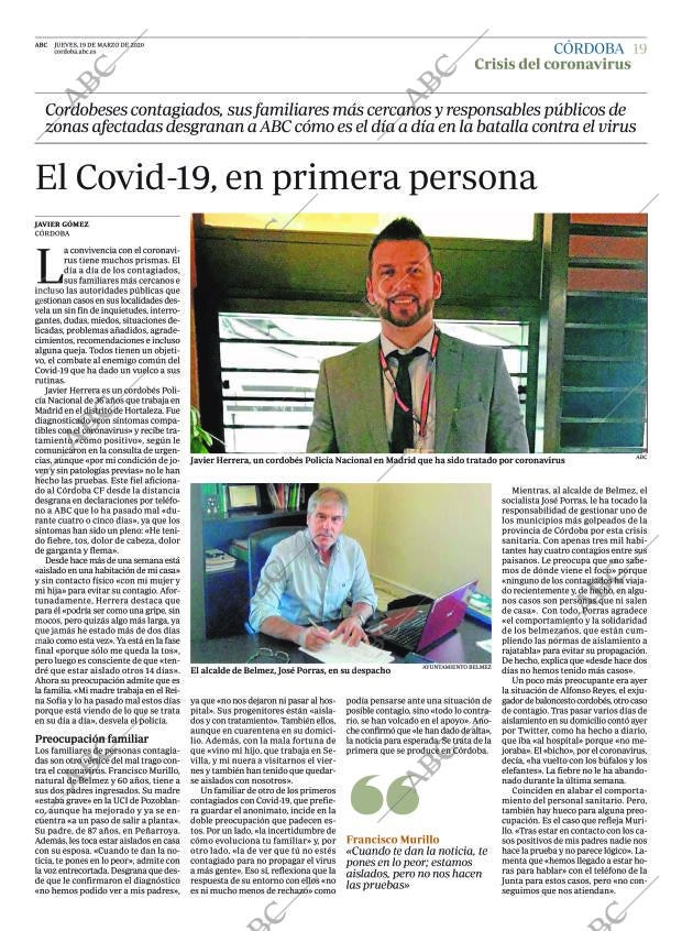ABC CORDOBA 19-03-2020 página 19