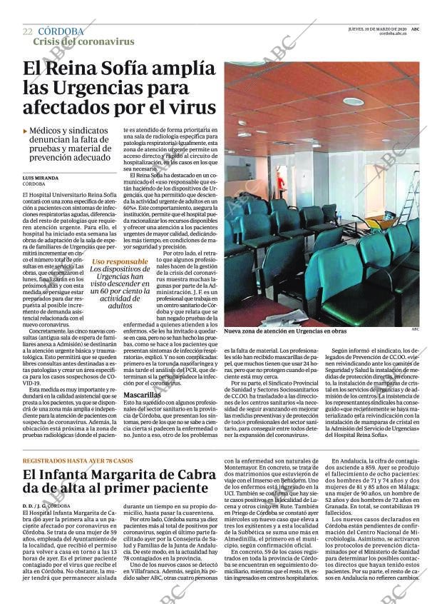ABC CORDOBA 19-03-2020 página 22