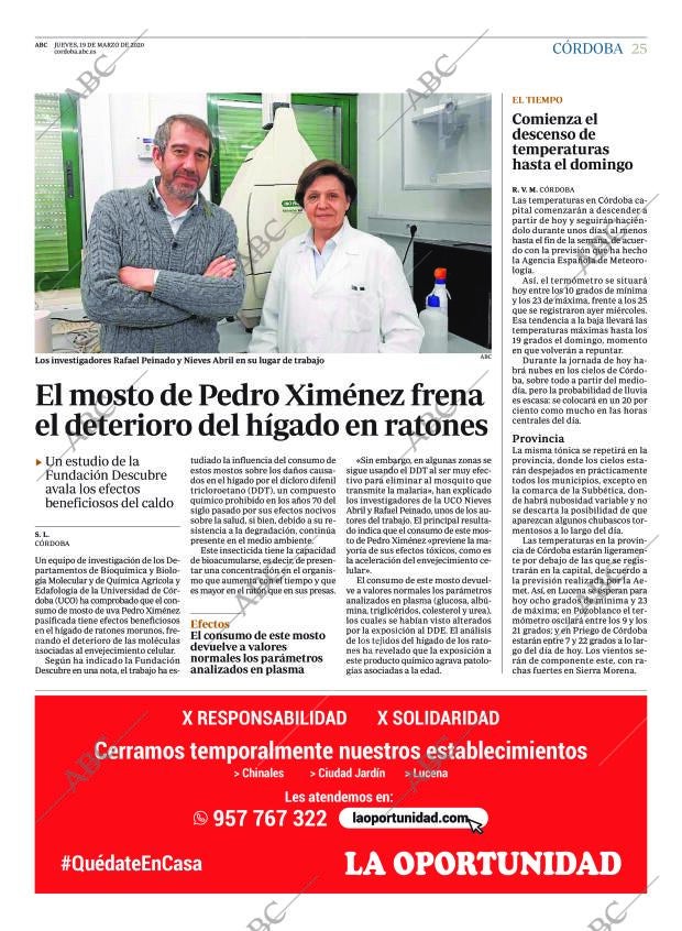 ABC CORDOBA 19-03-2020 página 25