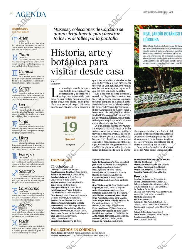 ABC CORDOBA 19-03-2020 página 28