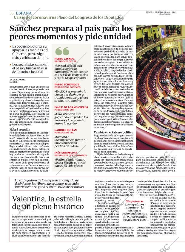 ABC CORDOBA 19-03-2020 página 36