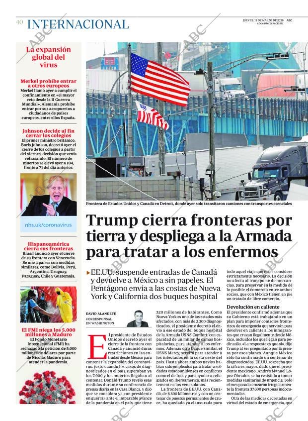 ABC CORDOBA 19-03-2020 página 40