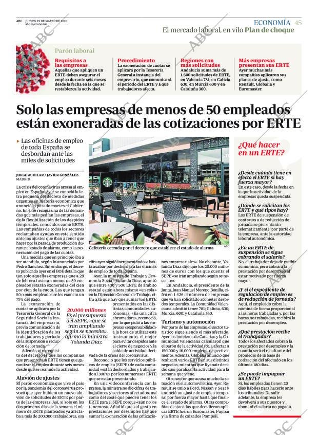 ABC CORDOBA 19-03-2020 página 45