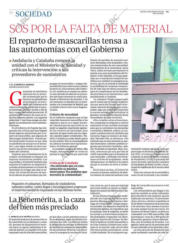 ABC CORDOBA 19-03-2020 página 50