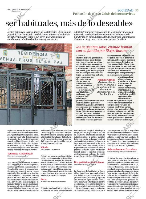 ABC CORDOBA 19-03-2020 página 55