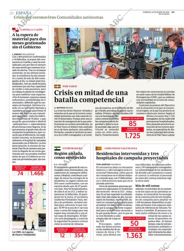 ABC MADRID 22-03-2020 página 28