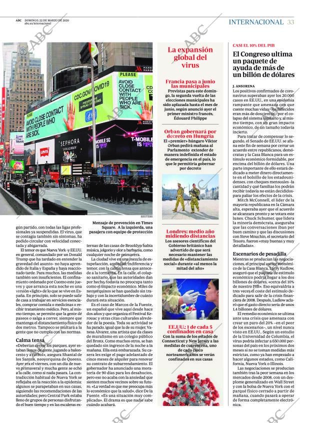 ABC MADRID 22-03-2020 página 33