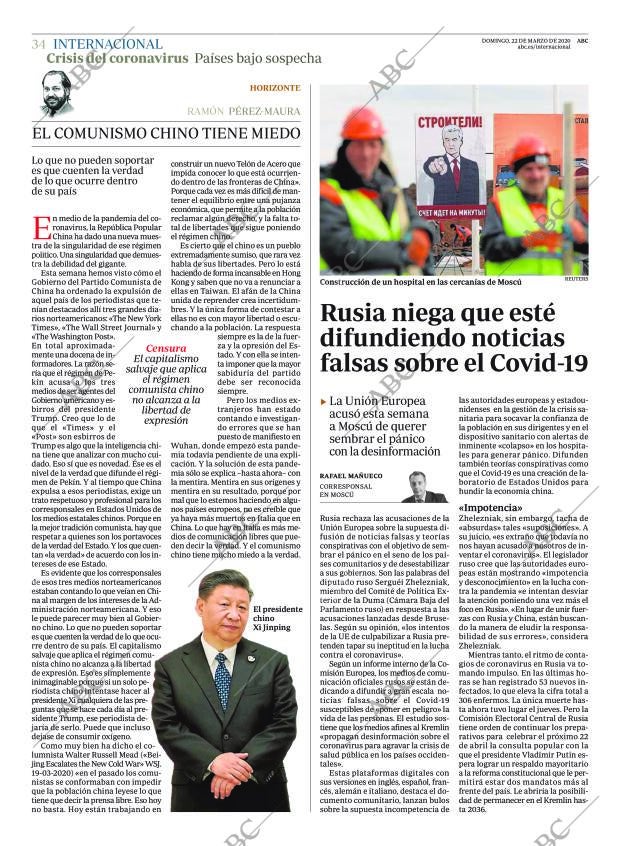 ABC MADRID 22-03-2020 página 34