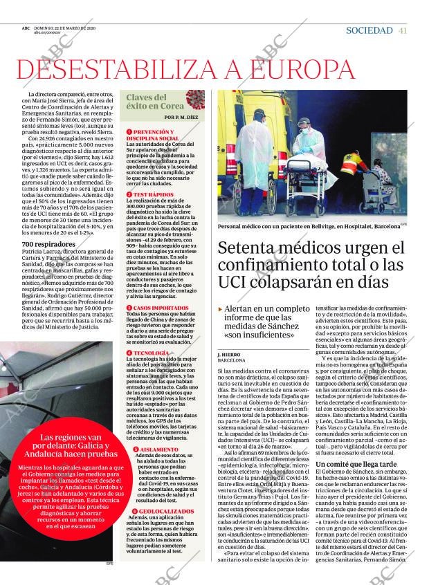 ABC MADRID 22-03-2020 página 41